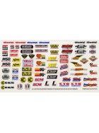 Traxxas 2514 Decal sheet, racing sponsors