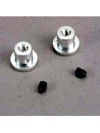 Traxxas 2615 Wing buttons (2)/ set screws (2)/ spacers (2)/ 3x8mm CS (2)