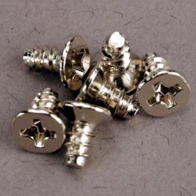 Traxxas 2653 Screws, 3x6mm countersunk self-tapping (6)