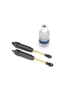 Traxxas 2662 Big Bore shocks (XX-long) (hard-anodized & PTFE-coated T6 aluminum)  (assembled with TiN shafts) w/o springs (rear) (2)